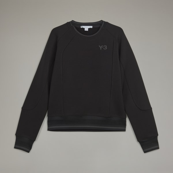 Czerń Logo Crew Sweatshirt SW170