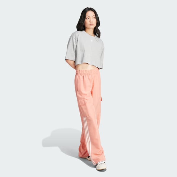 Red Adicolor 3-Stripes Cargo Tracksuit Bottoms