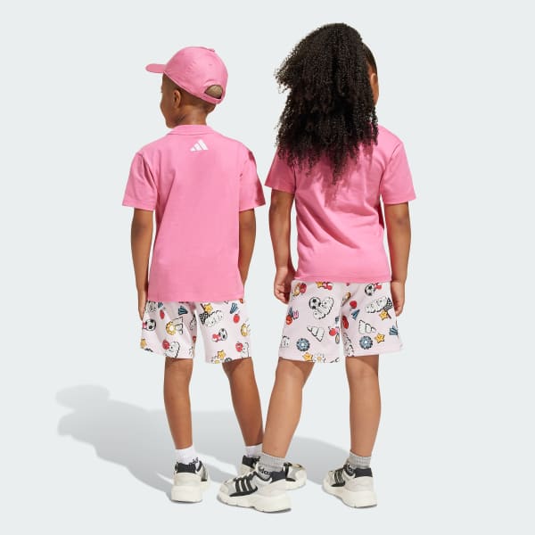 Merah-muda Set Kaus Anak Seasonal Essentials Fun