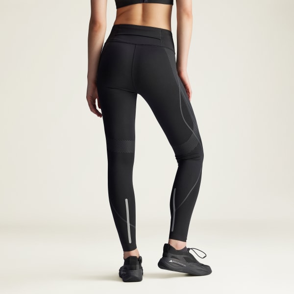 Siyah adidas by Stella McCartney TruePace Koşu Taytı