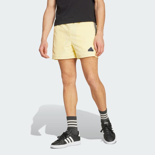 Żolty House of Tiro Woven Shorts