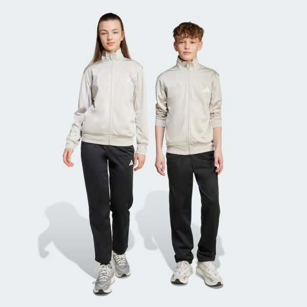 Beige Buzo Deportivo Colour Pop de Tricot para Niños