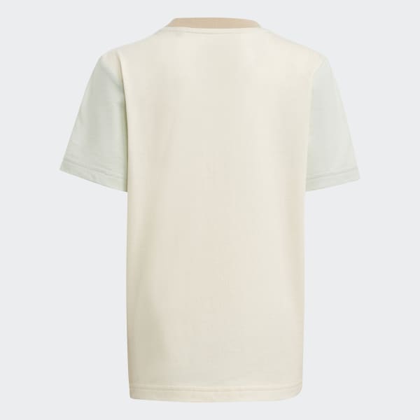 Beige Colourblock Tee