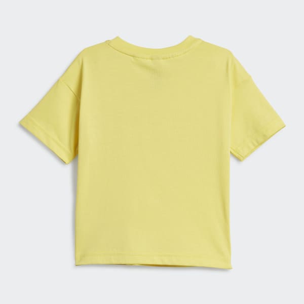 Yellow adidas x Classic LEGO® Tee and Short Leggings Set