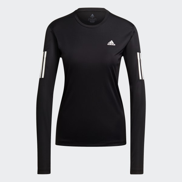 cerná Tričko Own the Run Long Sleeve