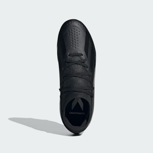 Black X Crazyfast.3 Firm Ground Boots Kids