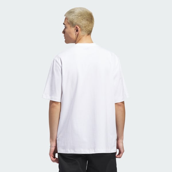 Blanco Camiseta Skateboarding x Mark Gonzales Logo