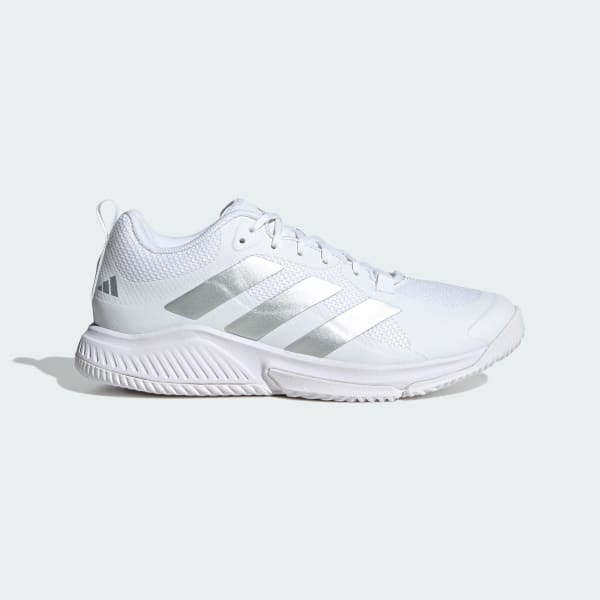 adidas Women's Training Court Team Bounce 2.0 Shoes - White | Free ...