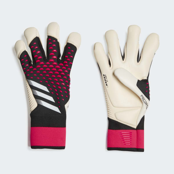 Black Predator Pro Promo Hybrid Goalkeeper Gloves