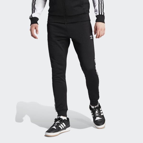 Adidas originals trefoil slim fleece pants discount