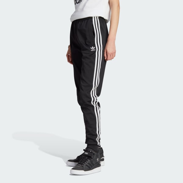 adidas 7/8 Linen Wide Leg Pants - Blue