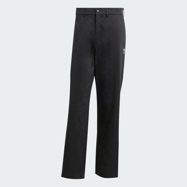 สีดำ กางเกงชิโน Trefoil Essentials