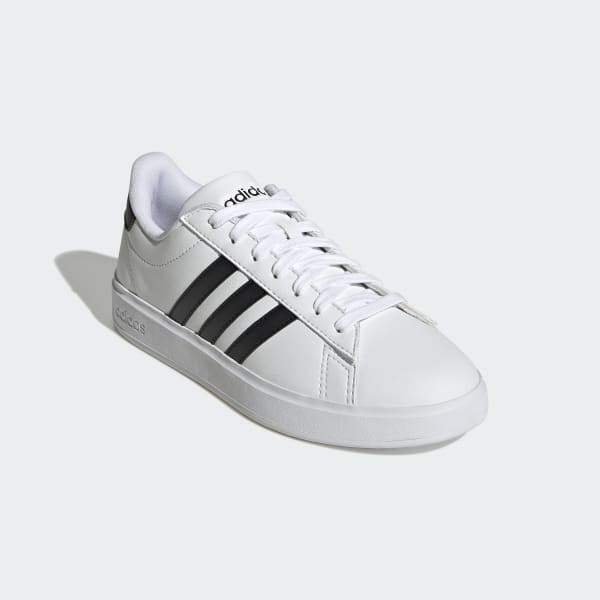 adidas Grand Court Cloudfoam Lifestyle Court Comfort Shoes - White ...