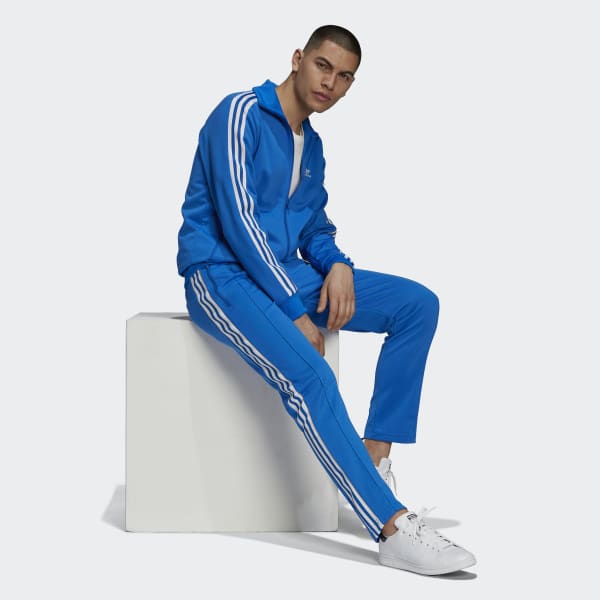 adidas Originals Mens Beckenbauer Track Pants Team Royal BlueWhiteTeam  Power RedGold Metallic Medium  Amazonin Clothing  Accessories