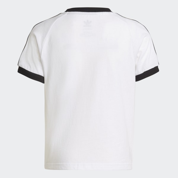 Blanco Camiseta Adicolor 3 bandas