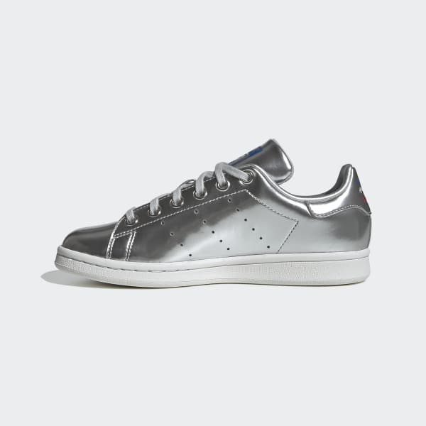 silver stan smith shoes