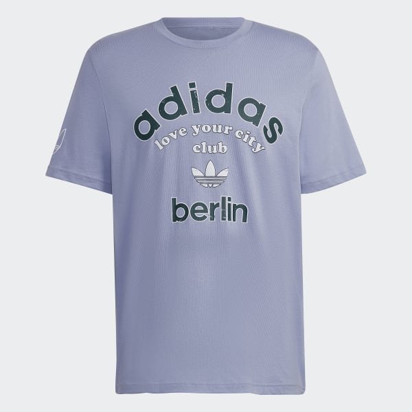 Paars Berlin Collegiate City T-shirt BWA23