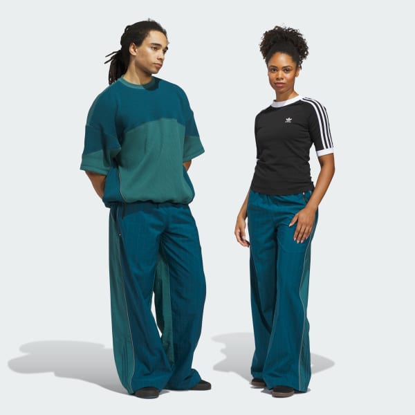 adidas Piping Loose Track Pants - Black | adidas Malaysia