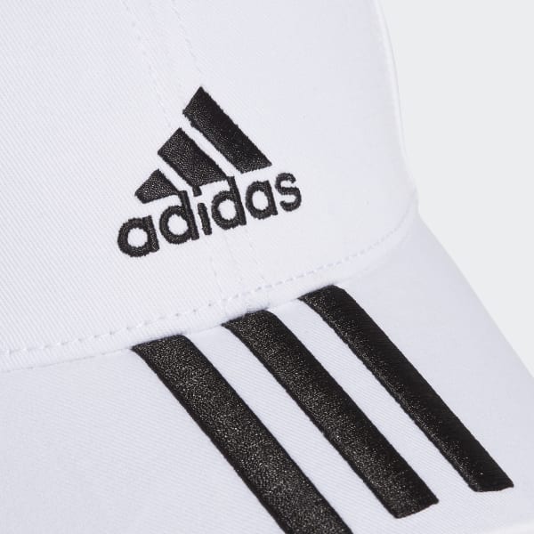 Blanco Gorra Béisbol 3 Franjas Sarga (UNISEX)
