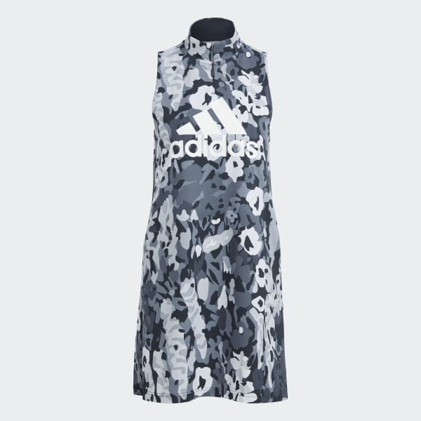 Schwarz Graphic Kleid