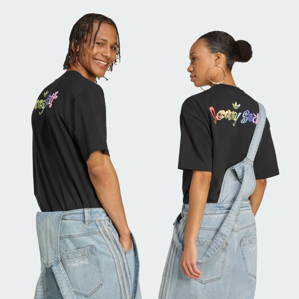 Black adidas x Jeremy Scott Graphic Tee