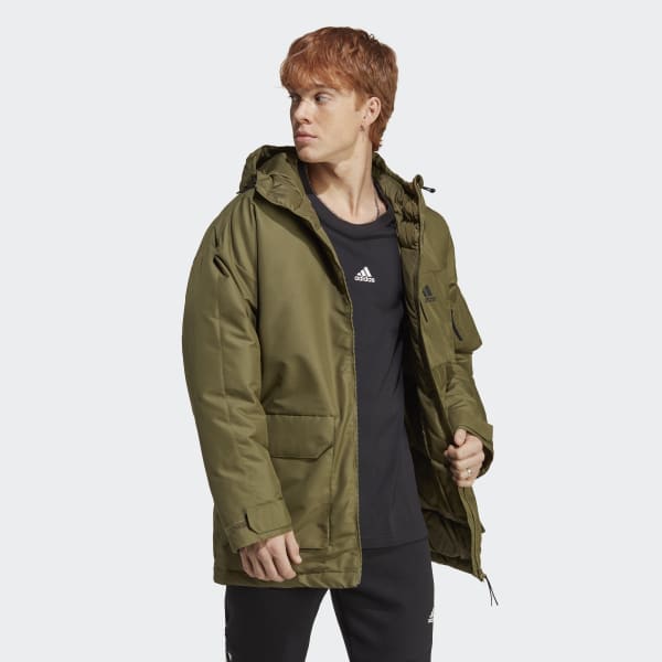 Green D11 Down Parka