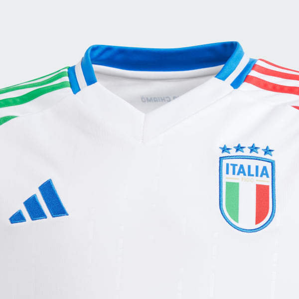 Blanco Jersey Visitante Italia 24 Kids