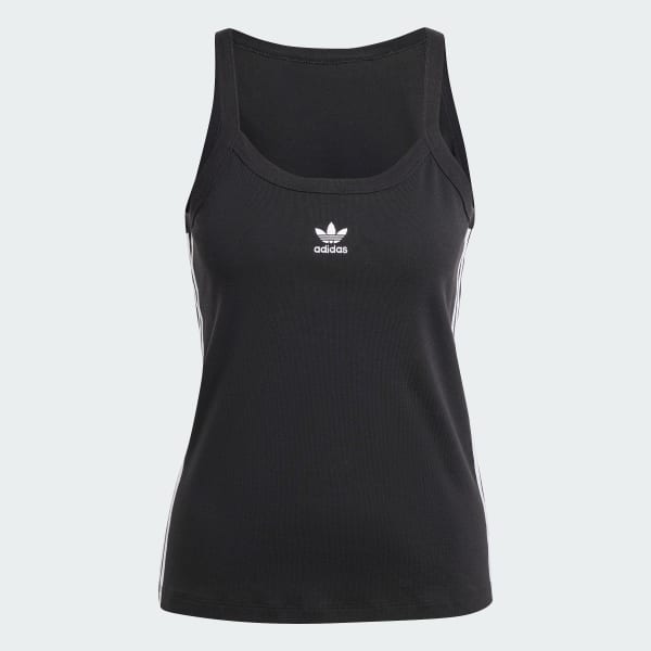 adidas 3-Stripes Tank Top - Black, Women's Lifestyle