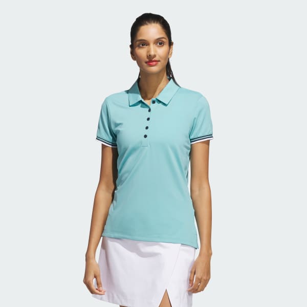 adidas Ultimate365 Short Sleeve Polo Shirt - Turquoise