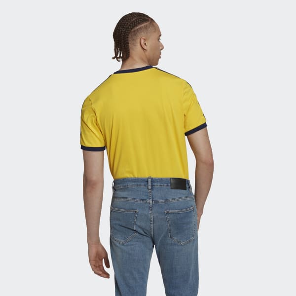 Yellow Sweden 3-Stripes T-Shirt T6693