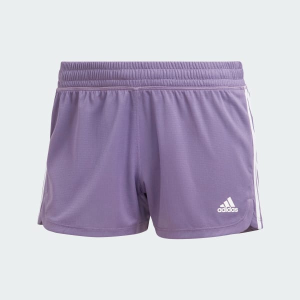 Purple adidas hot sale shorts womens