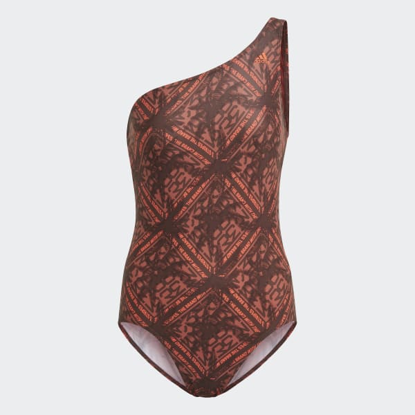 Castanho Fato de Banho Assimétrico Festivibes SH3.RO 25360