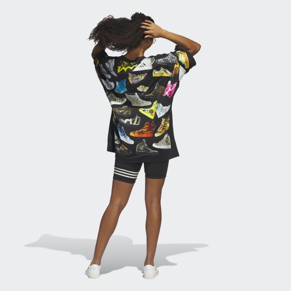 Svart Jeremy Scott Archive Tee Dress