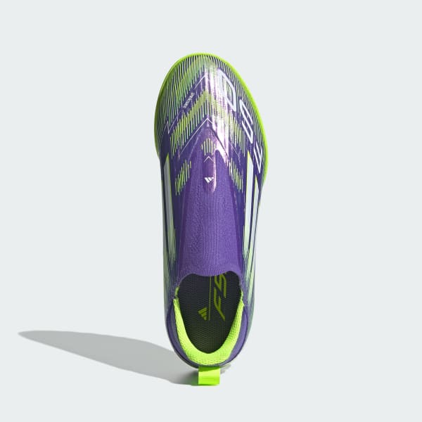 Purpura Chimpunes F50 League Sin Cordones Pasto sintético Kids