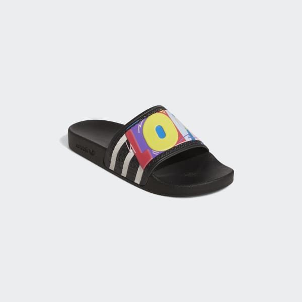 Black Adilette Slides LKY91