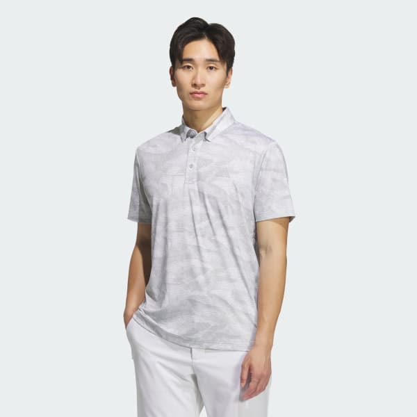 Xam Áo Polo Tay Ngắn In Hình Toàn Bộ