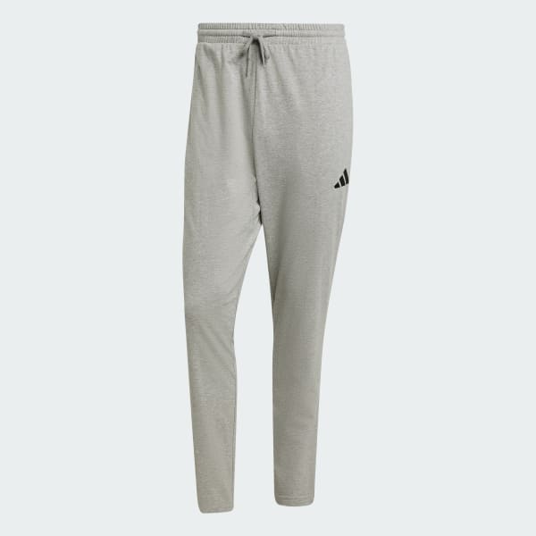 Grey Essentials Small Logo Single Jersey Pants