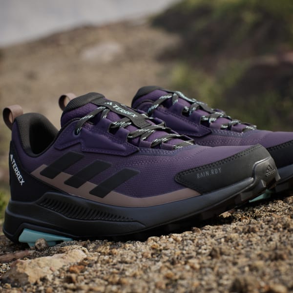 adidas Terrex Anylander Rain.Rdy Hiking Shoes - Purple | Free