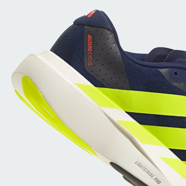 adidas adizero Evo SL 28cm ネイビー/イエロー アディダス（adidas）（レディース）ランニングシューズ