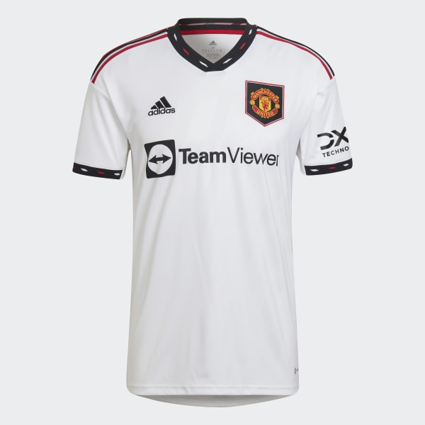 Blanco Camiseta Uniforme de Visitante Manchester United 22/23 JMM31