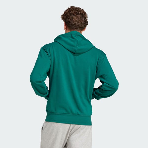 Verde Felpa con cappuccio Essentials Feelcozy French Terry