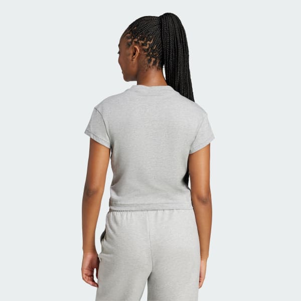 สีเทา เสื้อเบบี้ที Future Icons Small Logo