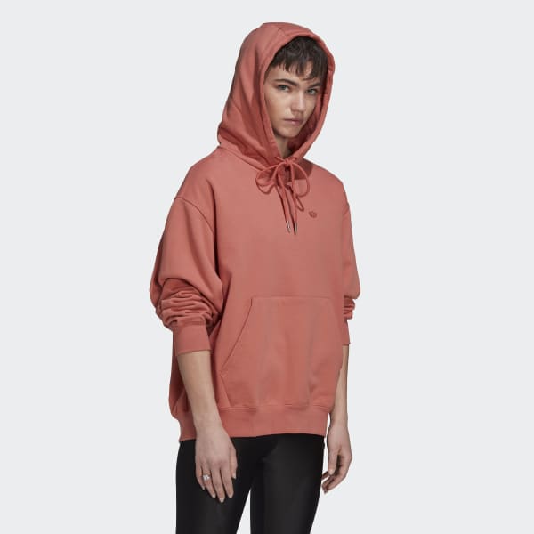 Castanho Camisola Oversize com Capuz Adicolor