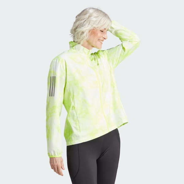 Own the Run Allover Print Running Windbreaker