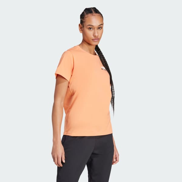 Naranjo Polera Terrex Exploration Graphic