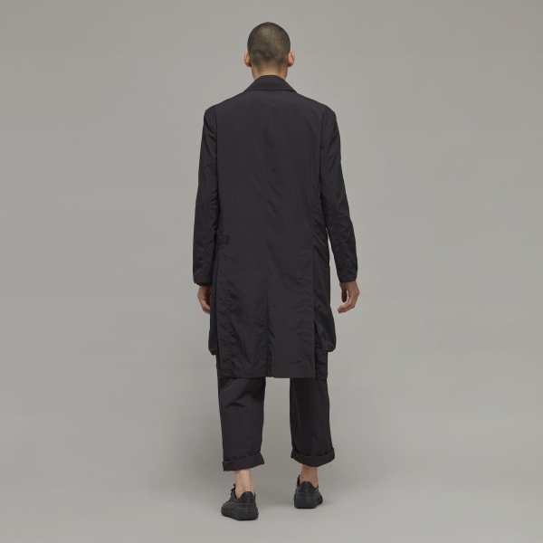 Negro CR NYL OVRCOAT