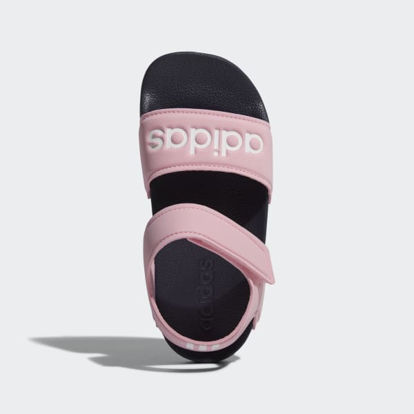 kids pink adidas slides