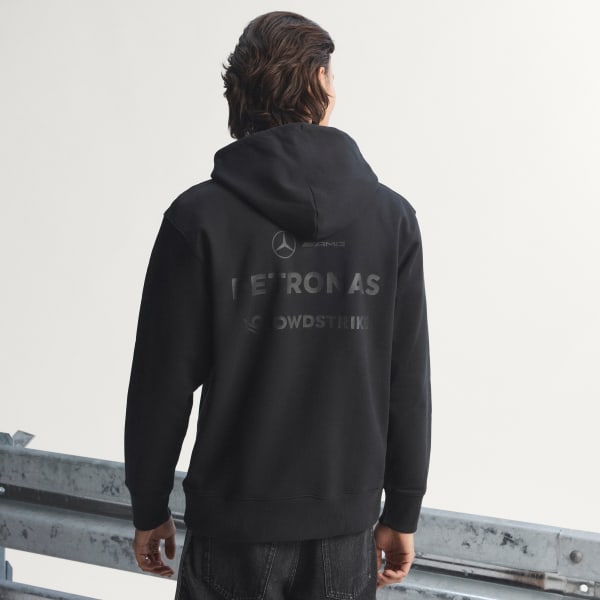 Schwarz Mercedes - AMG Petronas Formula 1 Team Night Driver Hoodie