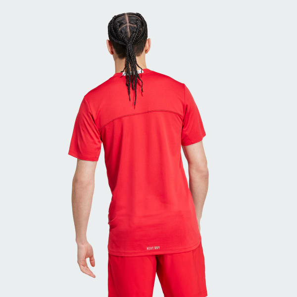 Rosso T-shirt da allenamento HIIT Poland