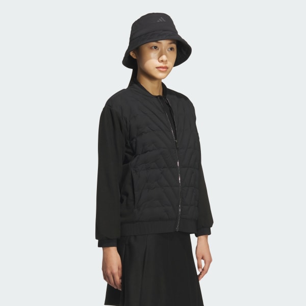 Black 하이브리드 풀집 다운 재킷